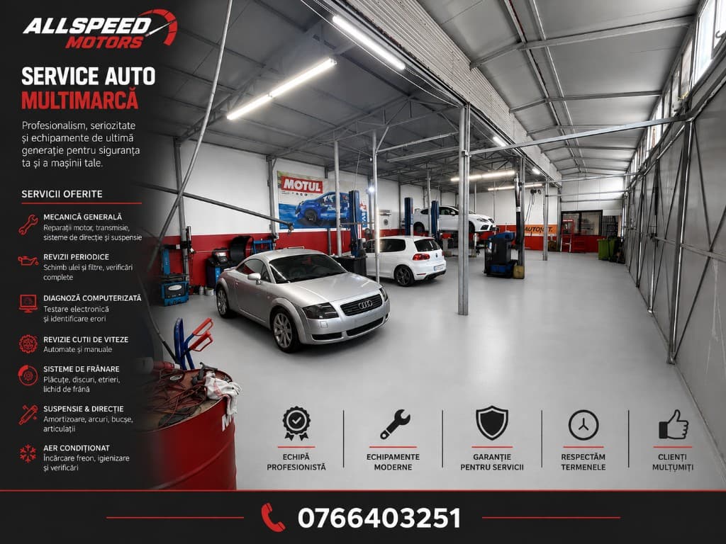 Allspeed Motors — service auto multimarcă în Chiajna